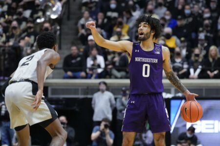 No. 4 Purdue beats Northwestern, which has now lost 6 of 7 and has never won a road game against a top 5 opponent