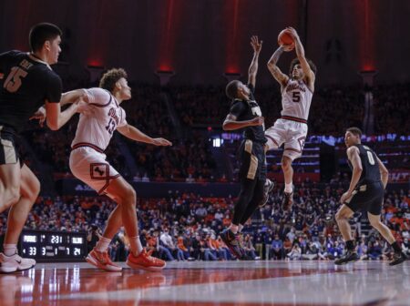 Andre Curbelo returns for Illinois — but it isn’t enough in a 2 OT loss at home to Purdue