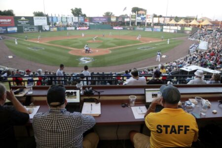 Robot umpires will be tried at some Triple-A ballparks — including Charlotte Knights games — during the 2022 minor-league season