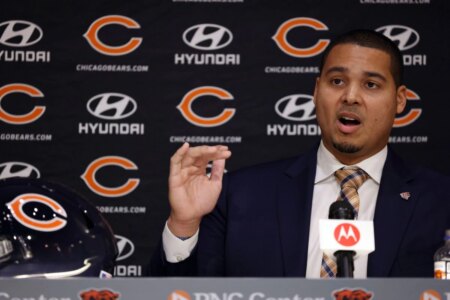 Column: Ryan Poles developed a dogged work ethic and attention to detail while ascending through the Kansas City Chiefs front office. Now the 36-year-old Chicago Bears GM is ready to put those lessons to use.