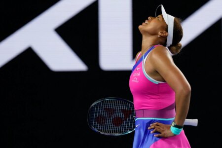 Defending champion Naomi Osaka out at Australian Open after three-set loss to 60th-ranked Amanda Anisimova
