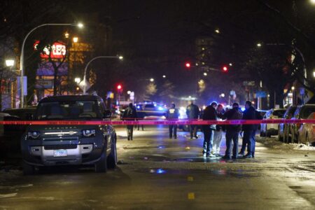2 dead in shooting, fiery crash in Ravenswood, police say