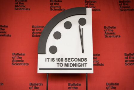 Doomsday Clock’s hands remain at 100 seconds to midnight