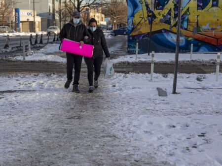 Petition asking city to clear sidewalks of snow and ice gains traction: ‘It’s a huge deal for people with disabilities.’