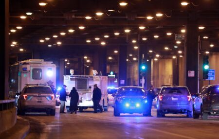 Man shot by police in gunfire exchange in downtown