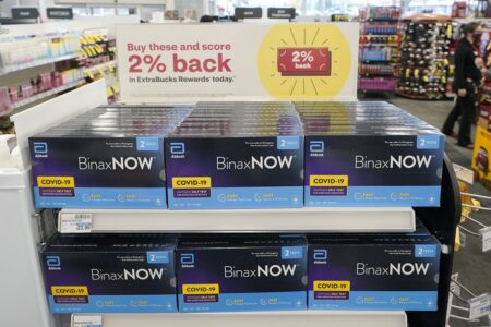 Abbott sold $2.1 billion worth of rapid COVID-19 tests in the last three months of 2021