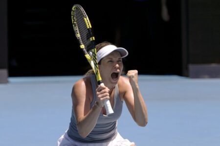 Danielle Collins advances in the Australian Open, joining Madison Keys to give Americans 2 of the women’s semifinal spots