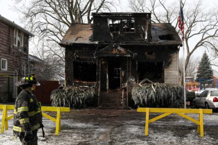 3 dead in ‘intense’ River Grove blaze including woman, 91; freezing weather hampers firefighting efforts, chief says