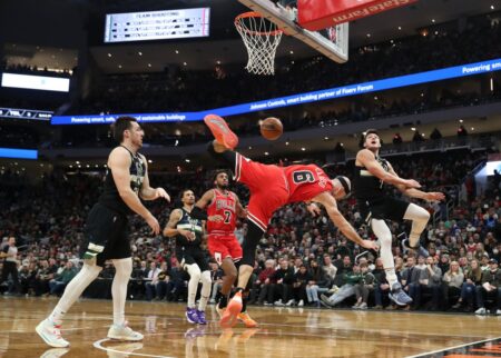 Alex Caruso is out 6-8 weeks with a wrist fracture suffered during Grayson Allen’s flagrant foul that drew the fury of Chicago Bulls staff