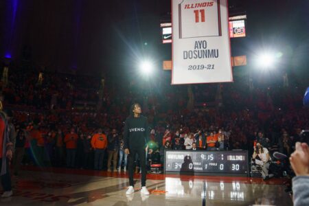 ‘I wanted to build a legacy’: Ayo Dosunmu, who is carving his niche as a Chicago Bulls rookie, returns to Illinois for his jersey retirement