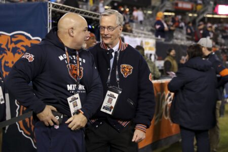 Column: It’s hard to keep a hiring search secret in Chicago — just ask the Bears fan who shot the video of Ryan Poles at O’Hare. ‘(Bleep), that’s George McCaskey.’