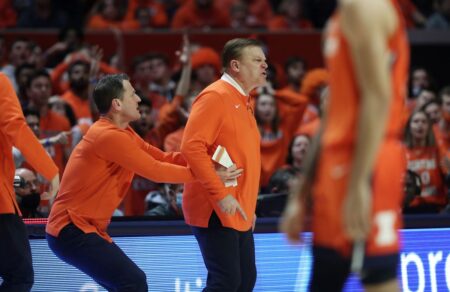 Illinois stages a furious rally but comes up just short in an 86-83 loss to Ohio State, putting a dent in the Illini’s Big Ten title hopes