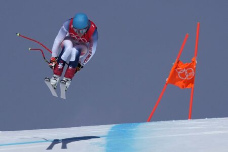 Ryan Cochran-Siegle skis to a silver medal in the super-G — 50 years after his mom Barbara won gold in the 1972 Olympics