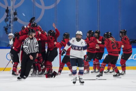 Canada defeats the US 3-2 for the gold medal in Olympic women’s hockey