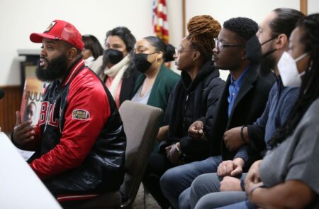 After their refusal to leave lobby of the federal courts building while protesting ex-cop Jason Van Dyke’s release, the ‘Laquan Nine’ face fines
