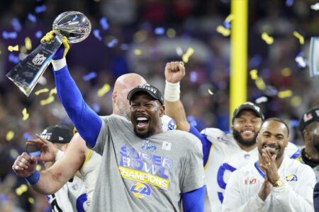 Los Angeles Rams win the franchise’s 2nd Super Bowl, beating the Cincinnati Bengals 23-20 on Matthew Stafford’s late TD pass to Cooper Kupp