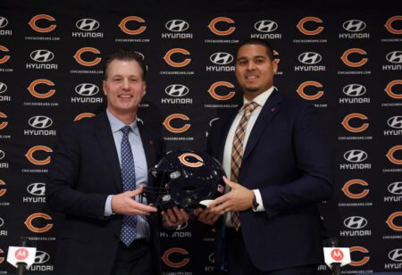 What is most encouraging about Ryan Poles and Matt Eberflus leading the Chicago Bears? 4 questions after the team introduced its new leadership.