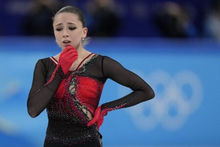 Russia’s Kamila Valieva, the gold medal favorite in Olympic women’s figure skating, reportedly tests positive for a banned substance