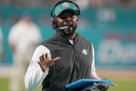 Column: Brian Flores’ class-action suit against the NFL and 3 of its teams puts the Rooney Rule back in the spotlight