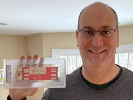 ‘There it was.’ Ultra-rare ticket to Michael Jordan’s NBA debut spent decades in man’s memorabilia collection, and now it’s setting auction records