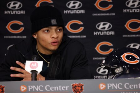Justin Fields is turning the page as the Chicago Bears QB unites with new coach Matt Eberflus and coordinator Luke Getsy: ‘It feels good having a clean slate’