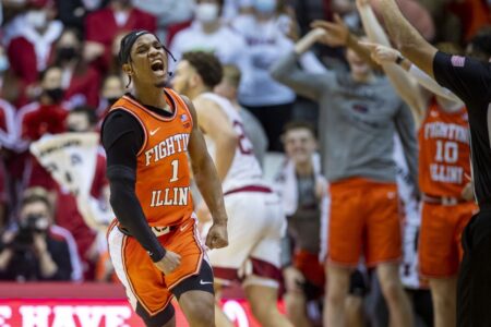 Illinois rides 23 points from Trent Frazier and a strong second half to a 74-57 victory over Indiana