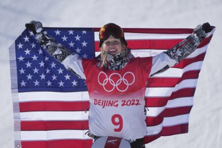 Snowboarder Julia Marino wins the 1st U.S. medal ― a silver ― at the Beijing Olympics