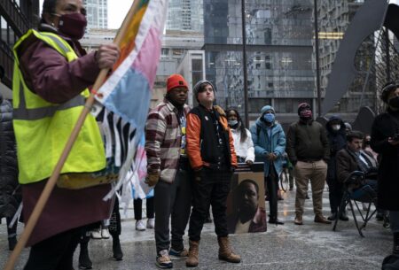 LGBTQ activists mark Transgender Day of Visibility with a rally honoring two Black Chicagoans who died in March