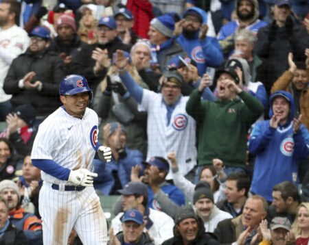 Chicago Cubs win 5-4 on opening day — and Seiya Suzuki goes 1-for-2 in his MLB debut