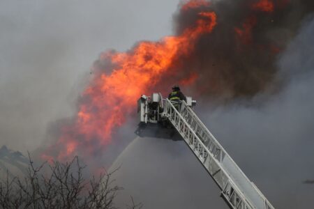 ‘The roof’s gone,’ Fire Department says at scene of extra-alarm Englewood church blaze