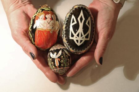 Ancient artform of Ukrainian Easter eggs preserves culture, history of a nation under attack. ‘It’s like writing a prayer or a message.’