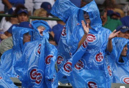What’s the weather for the Chicago Cubs’ home opener — and how has it impacted debuts at Wrigley Field since 1989?