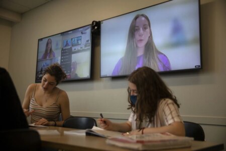 Ukrainian college students upended by war enroll in online classes at DePaul: ‘My studies are helping me do my best to forget everything that’s going on’