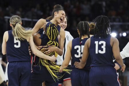UConn women grind out Final Four victory over Stanford; will meet South Carolina in return to the national championship game
