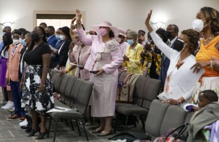 2 days after Englewood church fire, Antioch community celebrates Easter with hopes of rebuilding