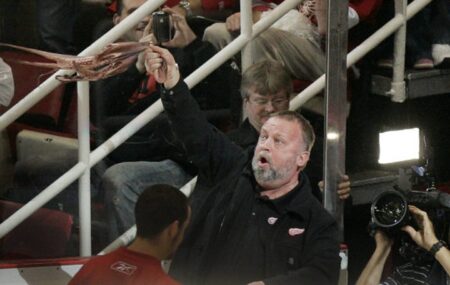 Zamboni driver for the Detroit Red Wings sues after he was fired for urinating in a drain