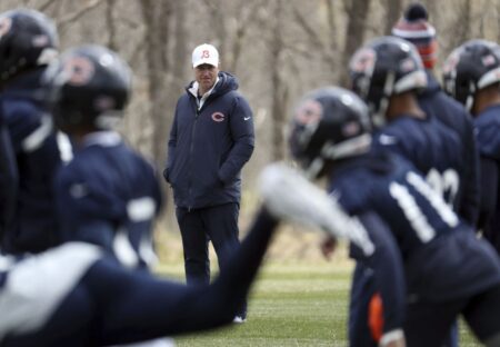 Chicago Bears Q&A: Is there a position no one is talking about to target in Round 2? Who is playing left tackle to start minicamp?