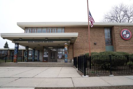 Community demands new school buildings from CPS after beam falls from ceiling at George Washington High School