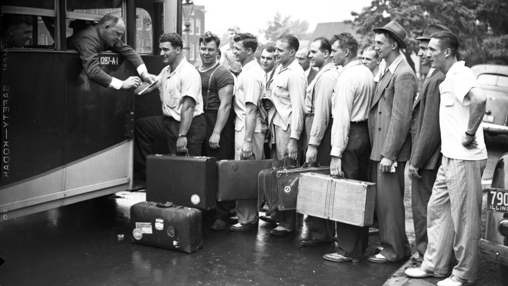 Bears training camps through the years