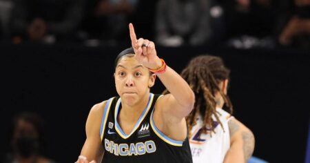 Chicago Sky’s Candace Parker is selected 1st in the draft for the WNBA All-Star Game, set for July 10 at Wintrust Arena