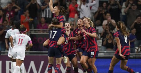 US women beat Canada in the CONCACAF W Championship final, securing a 2024 Olympic berth