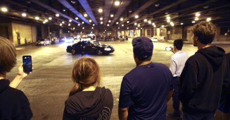 Aldermen move to crack down on drag racing after viral video of drivers doing donuts at Chicago intersection: ‘An absolute recipe for disaster’