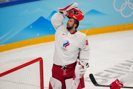 Ivan Fedotov, a top Philadelphia Flyers goalie prospect, is at a remote Russian military base, his agent says