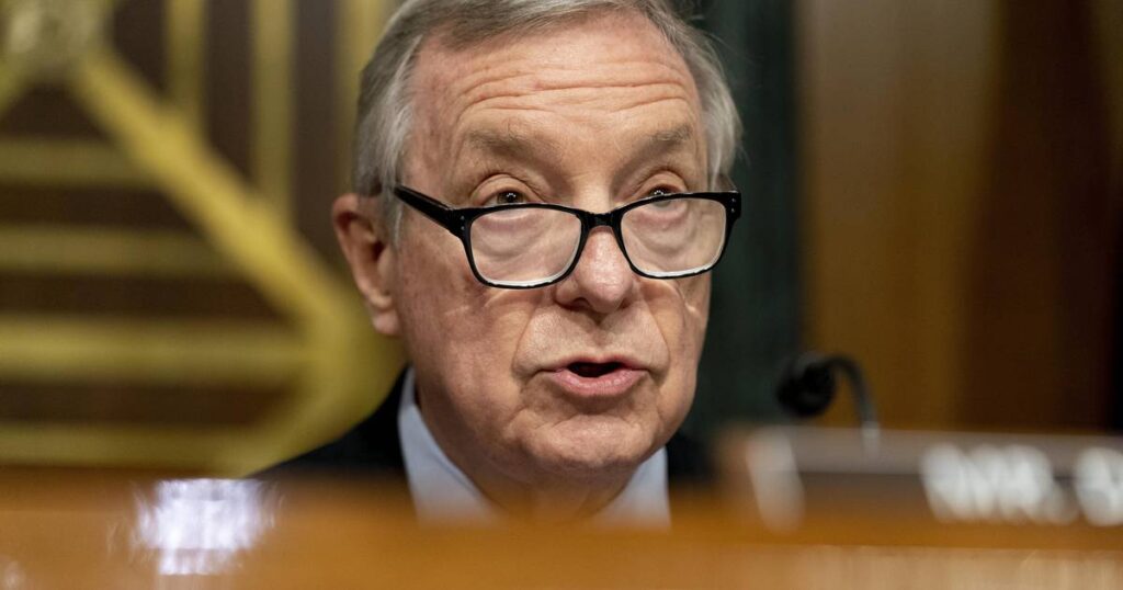 Illinois Sen. Dick Durbin says he tested positive for COVID