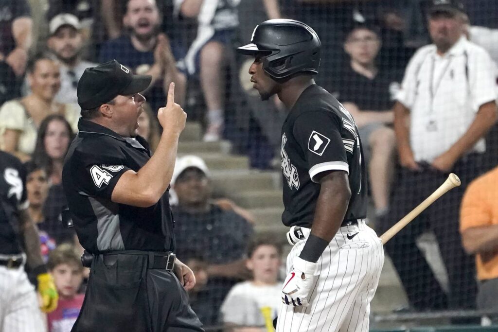 Chicago White Sox shortstop Tim Anderson suspended for 3 games for making contact with the plate umpire Friday night