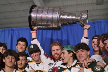 ‘This thing’s a rock star’ J.T. Compher brings the Lord Stanley Cup to Northbrook