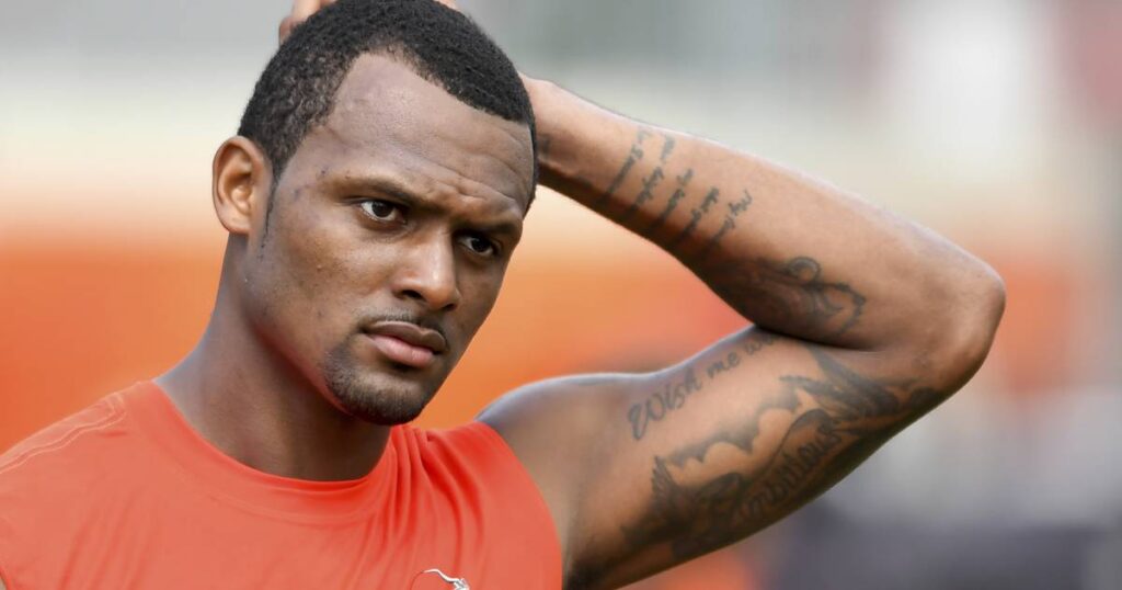 NFL appeals Deshaun Watson’s 6-game suspension, seeking to impose a longer penalty