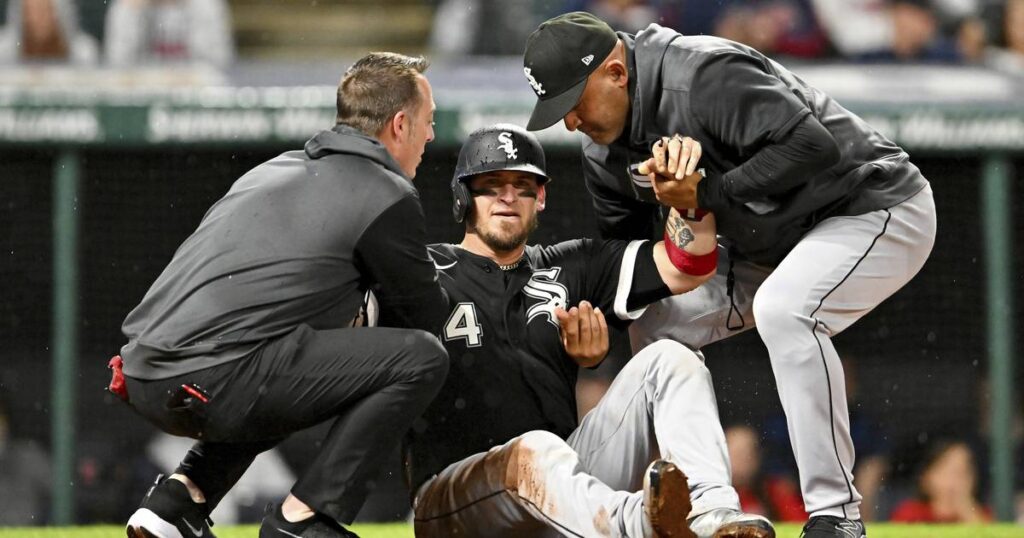 Chicago White Sox catcher Yasmani Grandal lands on the injured list with a left knee strain
