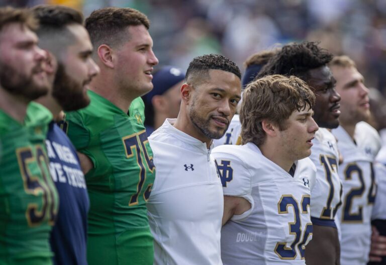 It’s time for Marcus Freeman’s 1st coaching season with No. 5 Notre Dame — and QB Tyler Buchner is leading the way