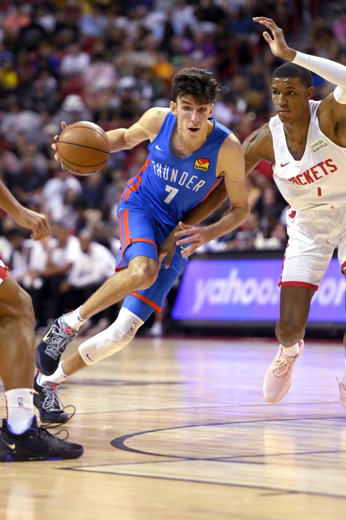 Oklahoma City Thunder’s Chet Holmgren — the No. 2 pick in 2022 — out for the season after hurting his foot in a pro-am game